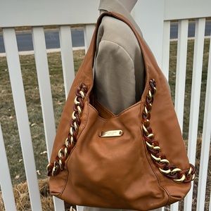 Michael Kors Camel Tan Colored Hobo Handbag